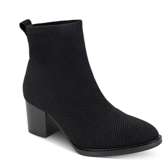 Style & Co Grantt Flyknit booties black knit - 8 - Picture 1 of 12
